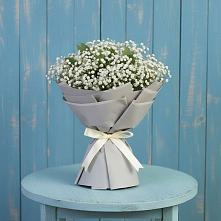 Букет цветов из:  Гипсофила в Горный Щит