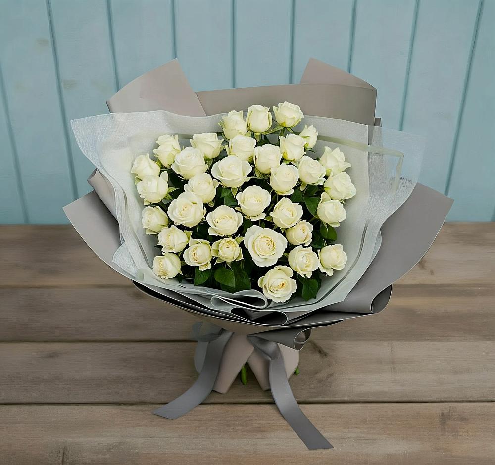 Букет Белоснежная нежность в Горный Щит