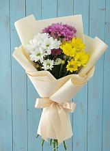 Букет цветов из:  Хризантемы в Горный Щит