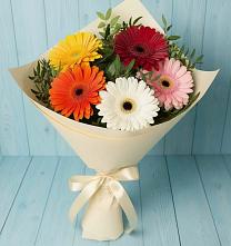Букет цветов из:  Герберы в Горный Щит