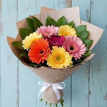 Букет цветов из:  Герберы #REPLACE_PRED# Горный Щит