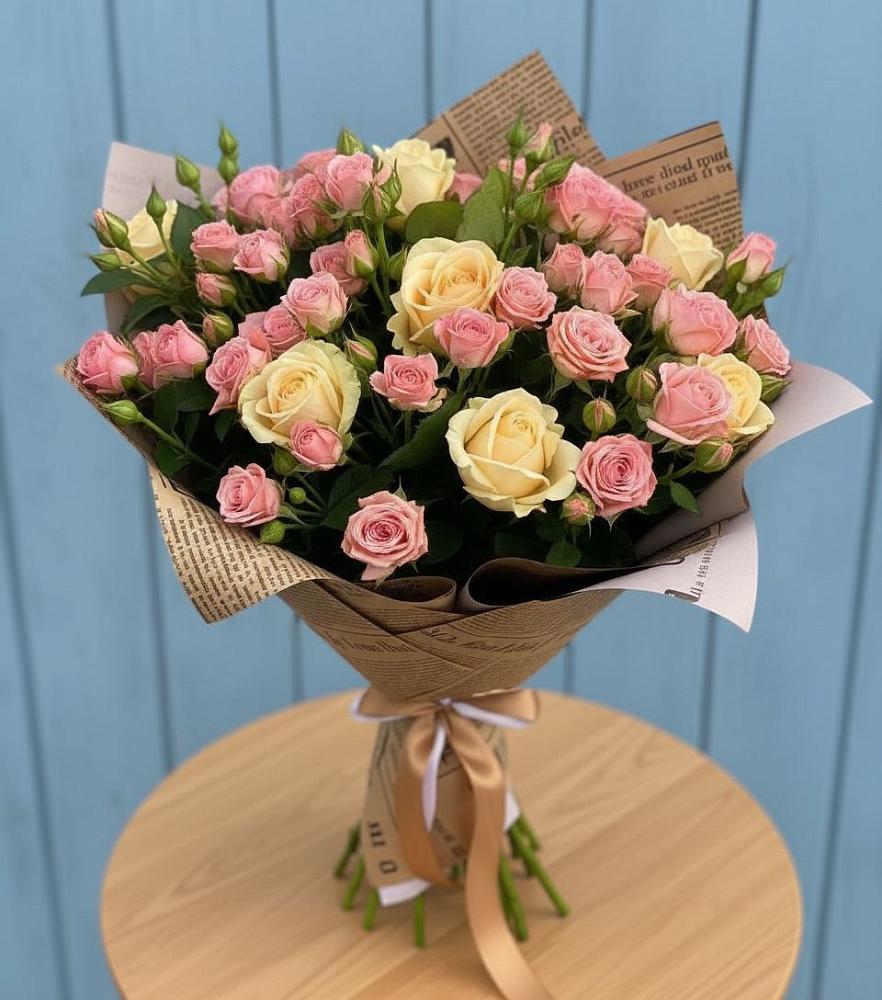 Букет цветов из: Розы в Горный Щит