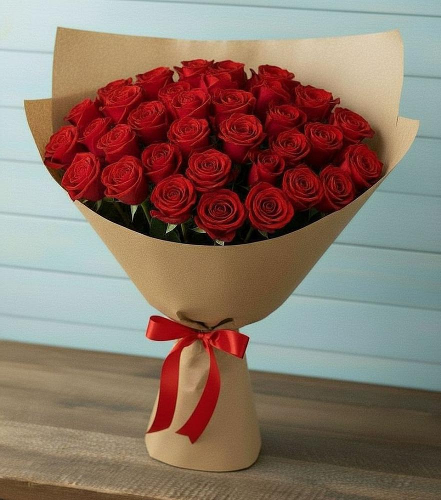 Букет Красные розы Милано в Горный Щит