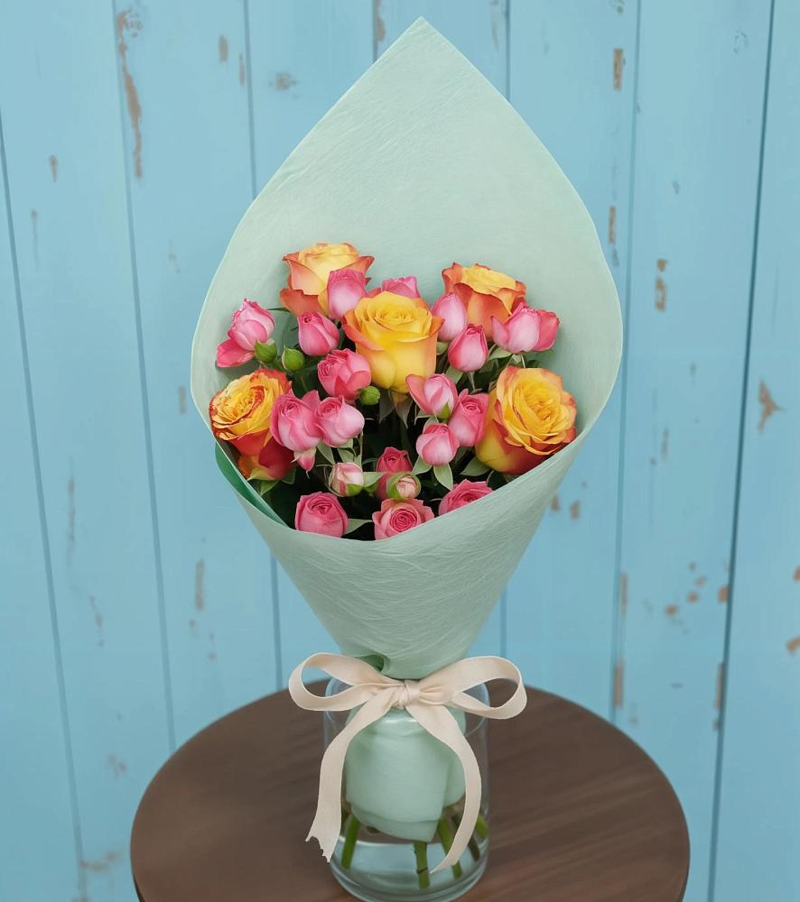 Букет цветов из: Розы в Горный Щит