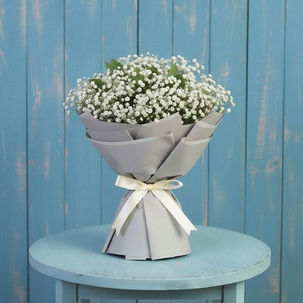 Букет цветов из: Гипсофила в Горный Щит