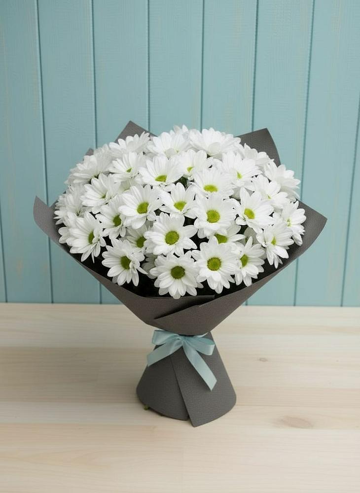 Букет цветов из: Хризантемы в Горный Щит