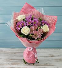 Букет цветов из:  Герберы #REPLACE_PRED# Горный Щит