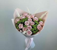 Букет цветов из:  Розы и Хризантемы в Горный Щит