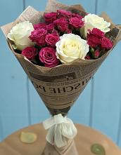 Букет цветов из:  Розы в Горный Щит