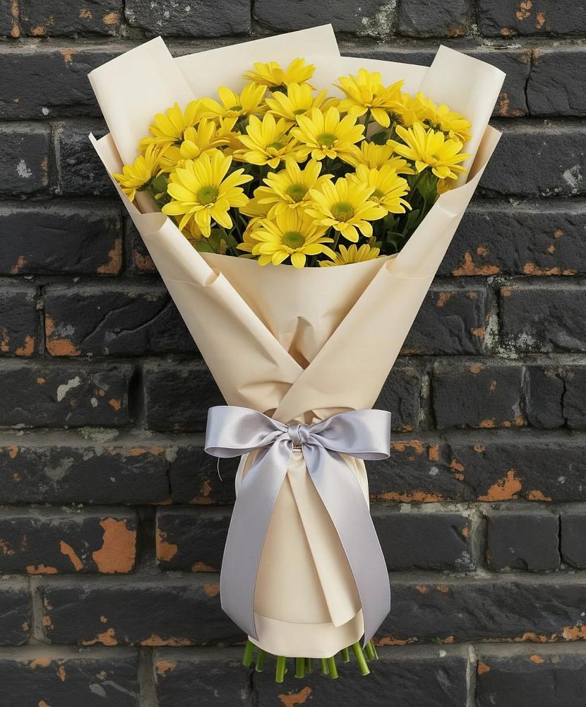 Букет цветов из: Хризантемы в Горный Щит
