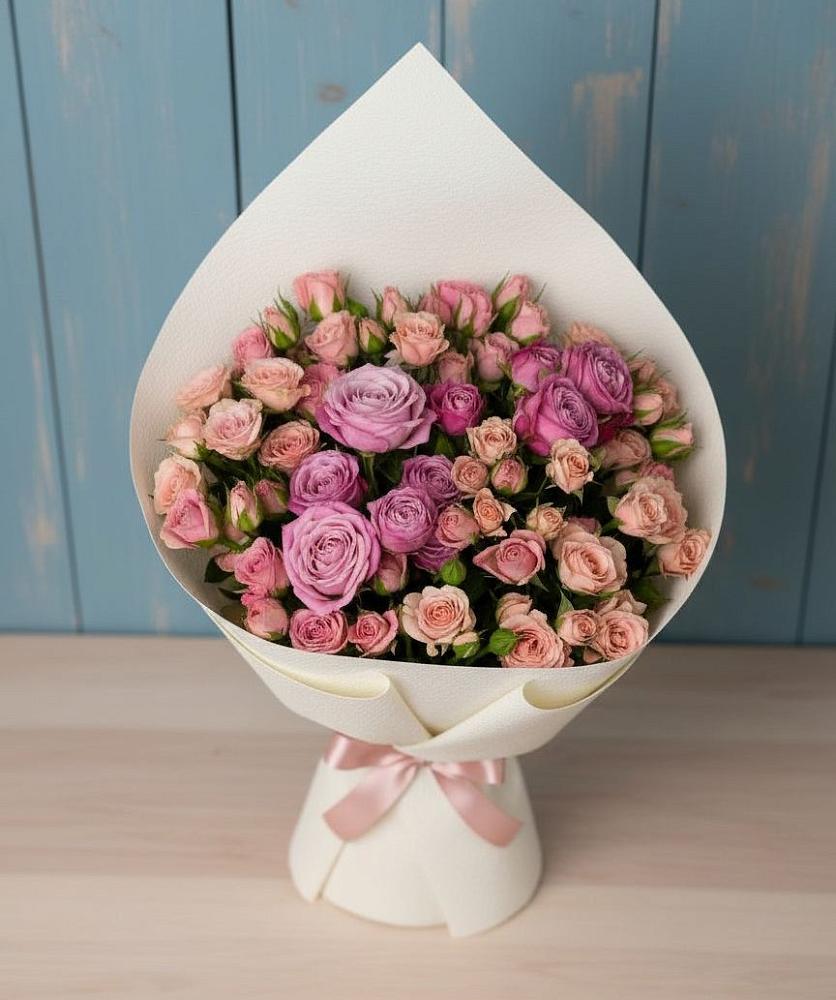 Букет цветов из: Розы в Горный Щит