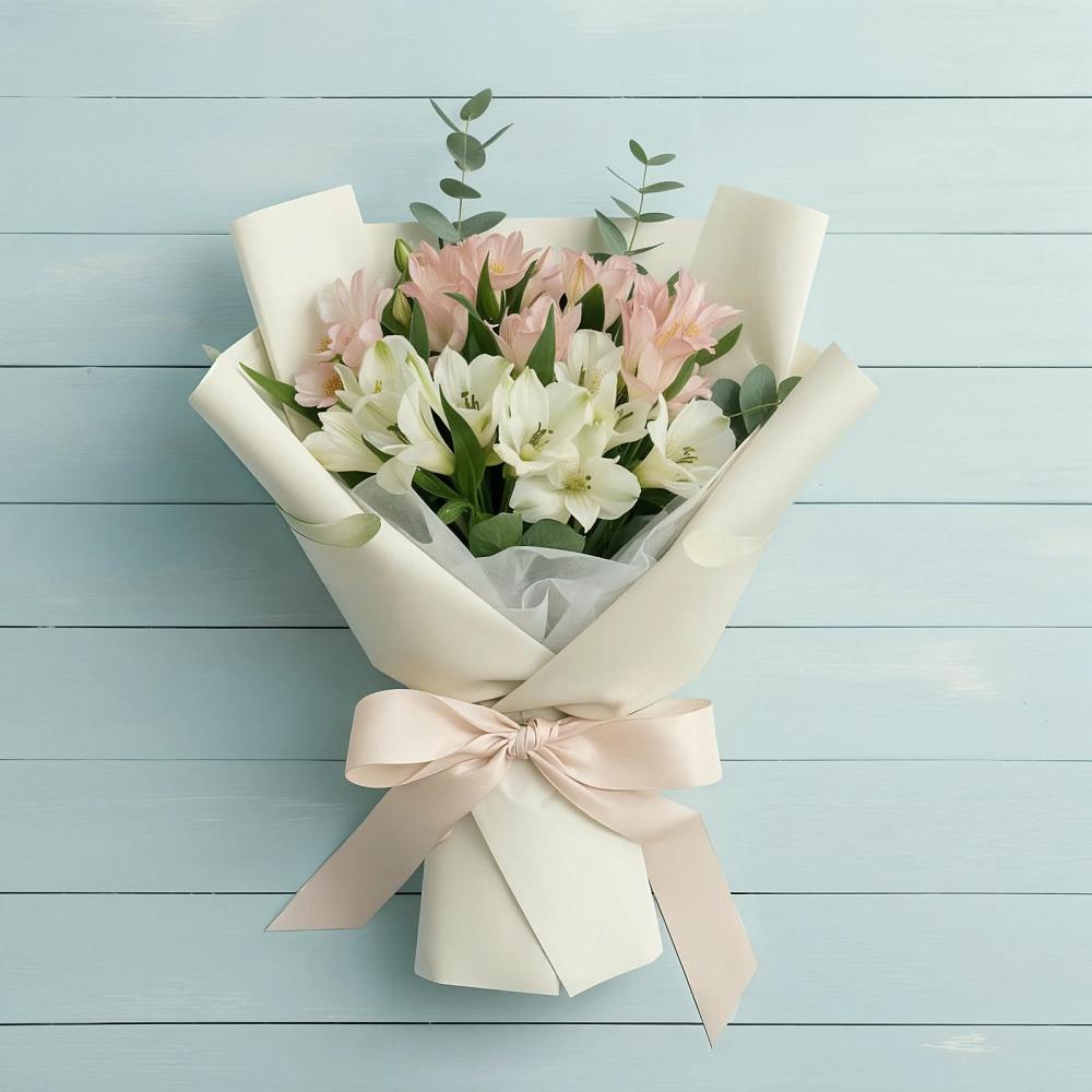 Букет цветов из: Альстромерии в Горный Щит