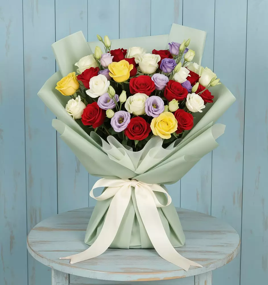 Букет цветов из: Розы в Горный Щит