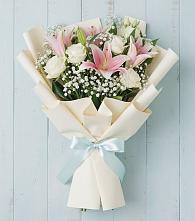 Букет цветов из:  Лилии в Горный Щит