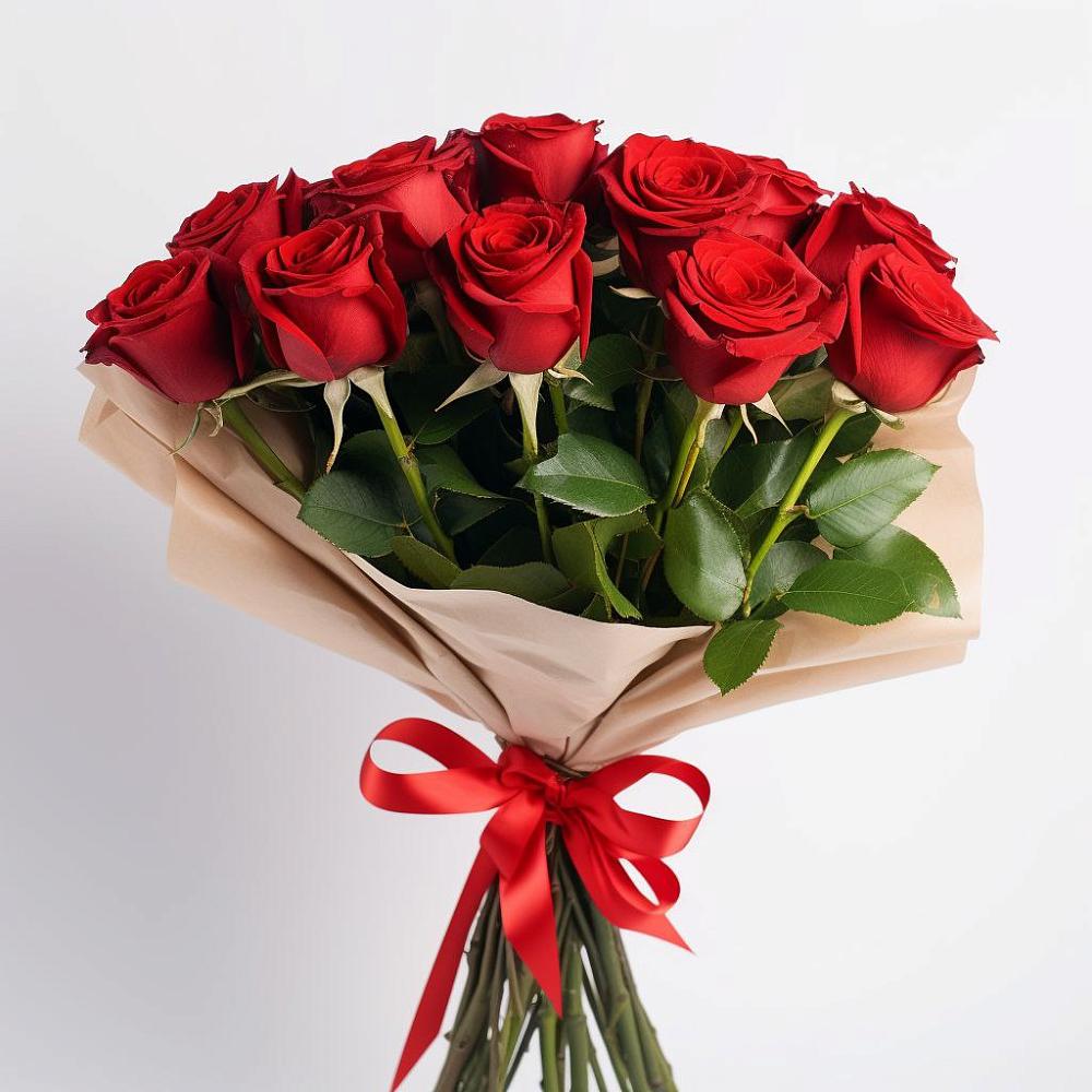 Букет 11 Красных роз Эдлесс Лав в Горный Щит